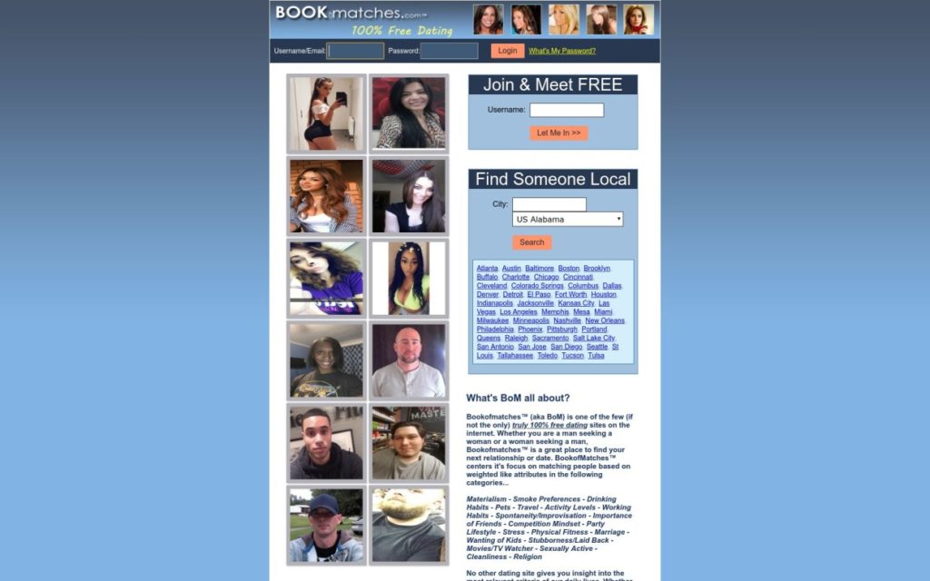 Bookofmatches Website