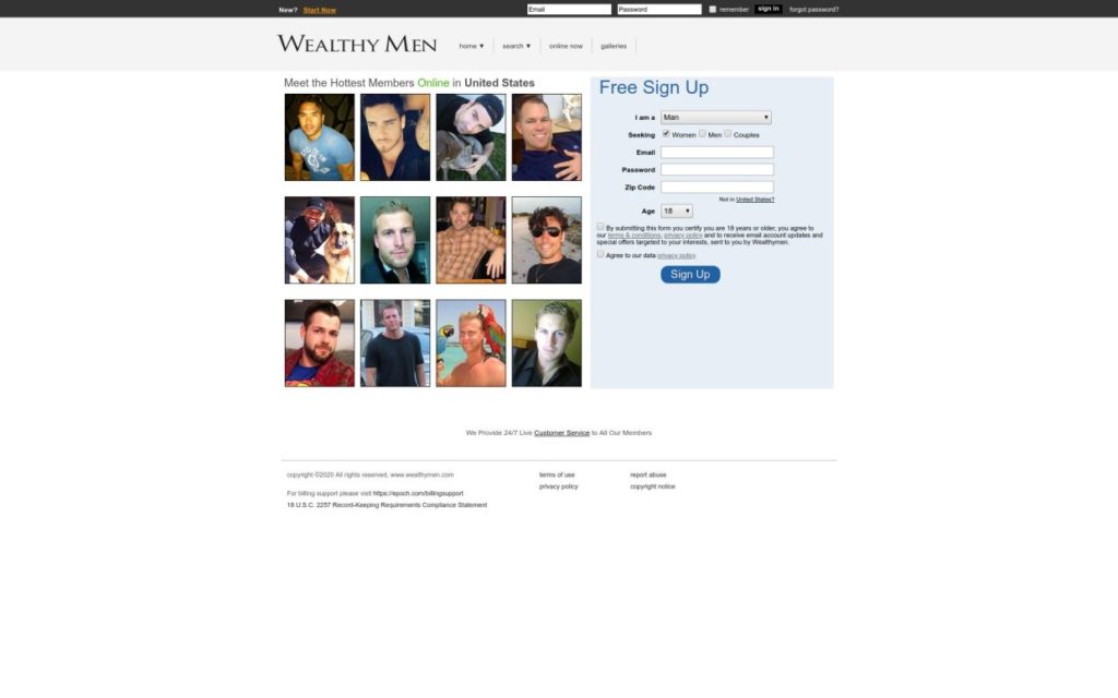 Welthy Men Website