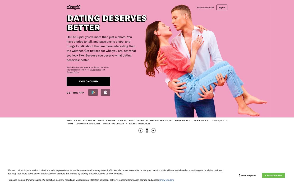 #1 dating site 2020